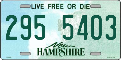NH license plate 2955403