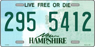 NH license plate 2955412