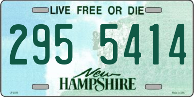 NH license plate 2955414