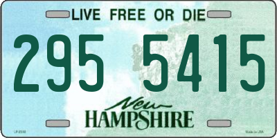 NH license plate 2955415