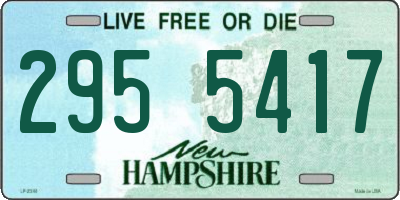 NH license plate 2955417
