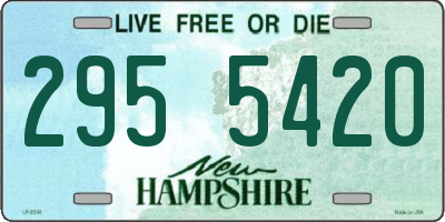 NH license plate 2955420