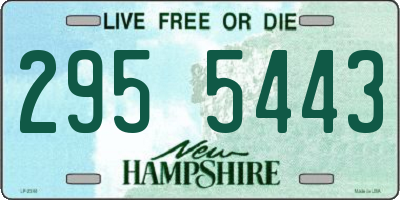 NH license plate 2955443