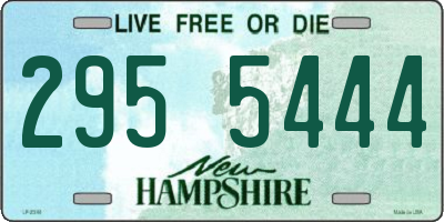 NH license plate 2955444