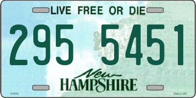 NH license plate 2955451