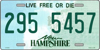 NH license plate 2955457