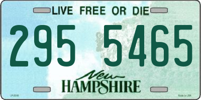 NH license plate 2955465