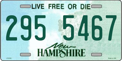 NH license plate 2955467
