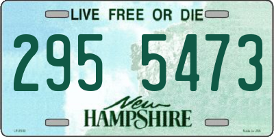 NH license plate 2955473