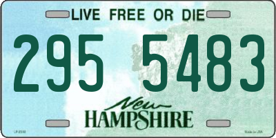 NH license plate 2955483