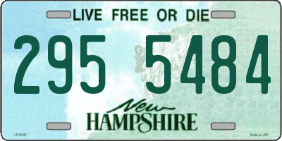 NH license plate 2955484
