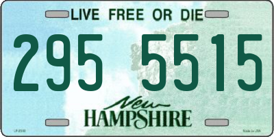 NH license plate 2955515