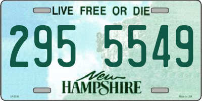 NH license plate 2955549