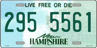 NH license plate 2955561