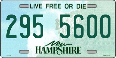 NH license plate 2955600
