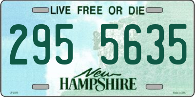 NH license plate 2955635
