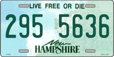 NH license plate 2955636