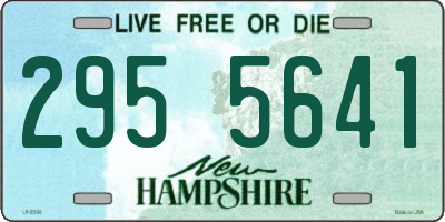 NH license plate 2955641