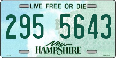 NH license plate 2955643