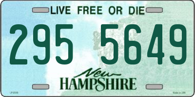 NH license plate 2955649