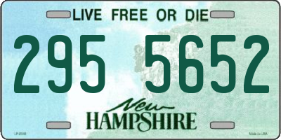 NH license plate 2955652