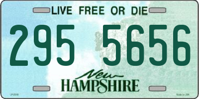 NH license plate 2955656