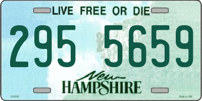 NH license plate 2955659
