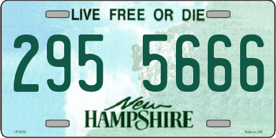 NH license plate 2955666