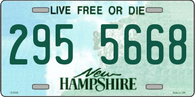 NH license plate 2955668