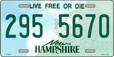 NH license plate 2955670
