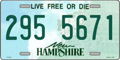 NH license plate 2955671