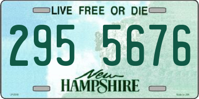 NH license plate 2955676