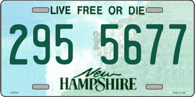NH license plate 2955677