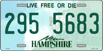 NH license plate 2955683