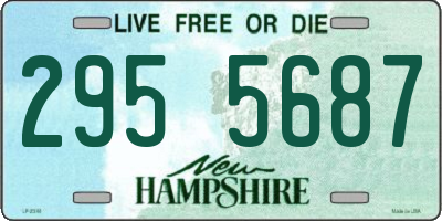 NH license plate 2955687