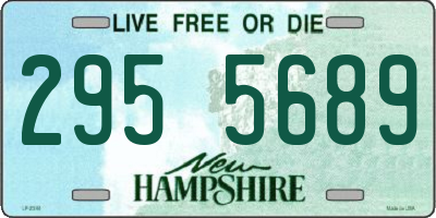 NH license plate 2955689