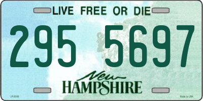 NH license plate 2955697