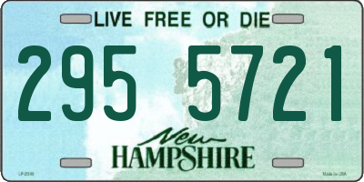 NH license plate 2955721