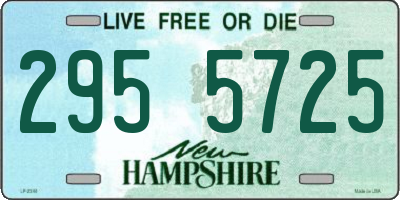 NH license plate 2955725
