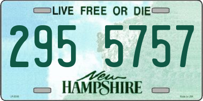 NH license plate 2955757