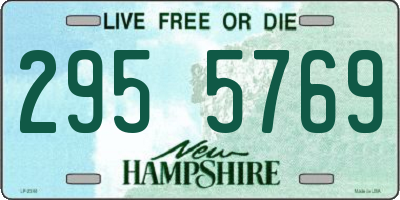 NH license plate 2955769