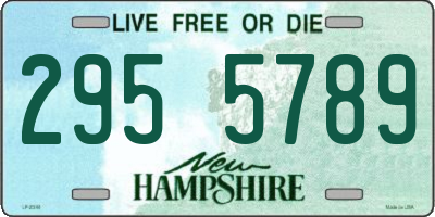 NH license plate 2955789