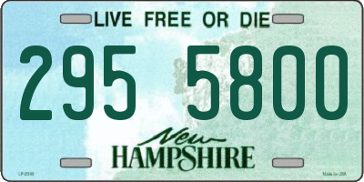 NH license plate 2955800