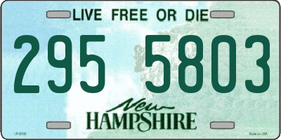 NH license plate 2955803