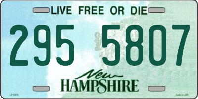 NH license plate 2955807