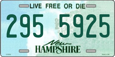 NH license plate 2955925