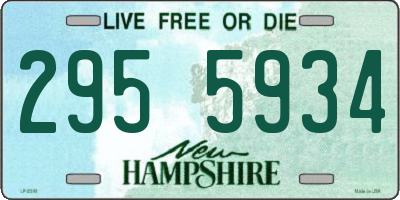 NH license plate 2955934