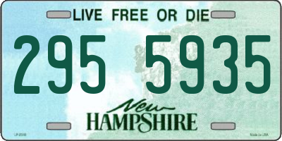 NH license plate 2955935