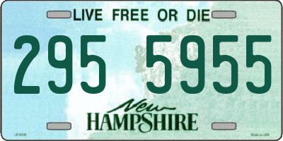NH license plate 2955955