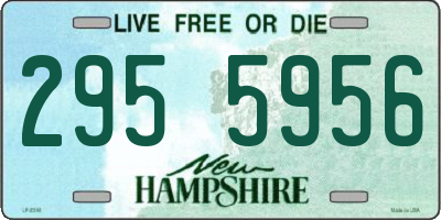 NH license plate 2955956